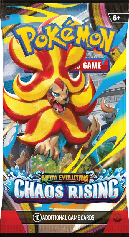 Pokémon TCG: Mega Evolution—Chaos Rising Booster Pack (Random Artwork)