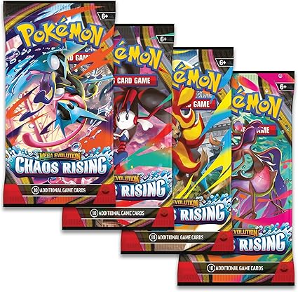 Pokémon TCG: Mega Evolution—Chaos Rising Booster Display (18 Booster Packs)